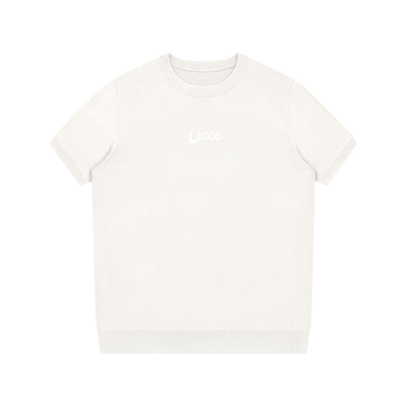 Crewneck Knit T-Shirt