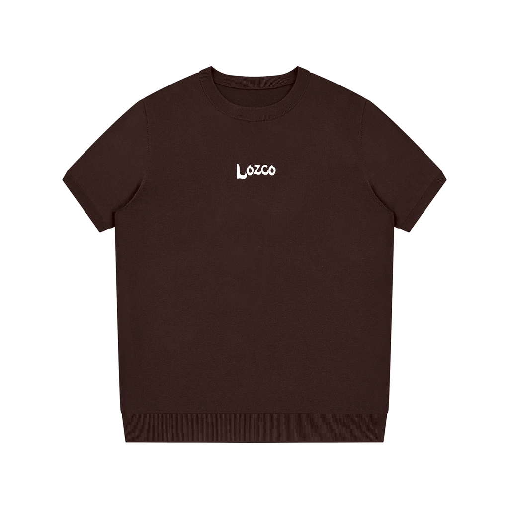 Crewneck Knit T-Shirt