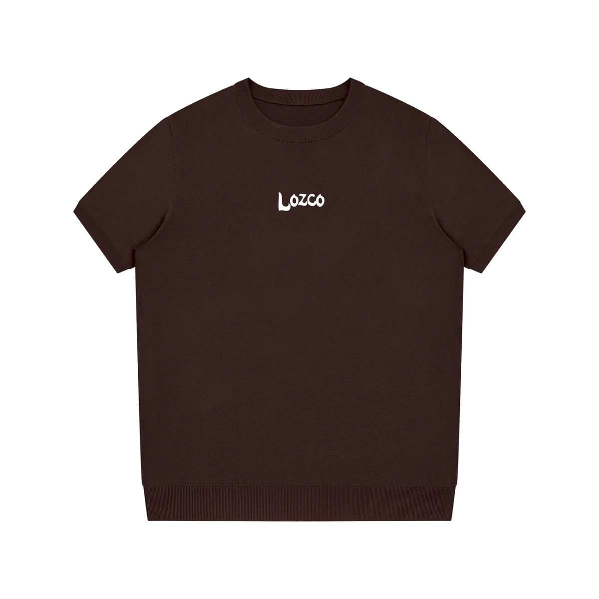 Crewneck Knit T-Shirt