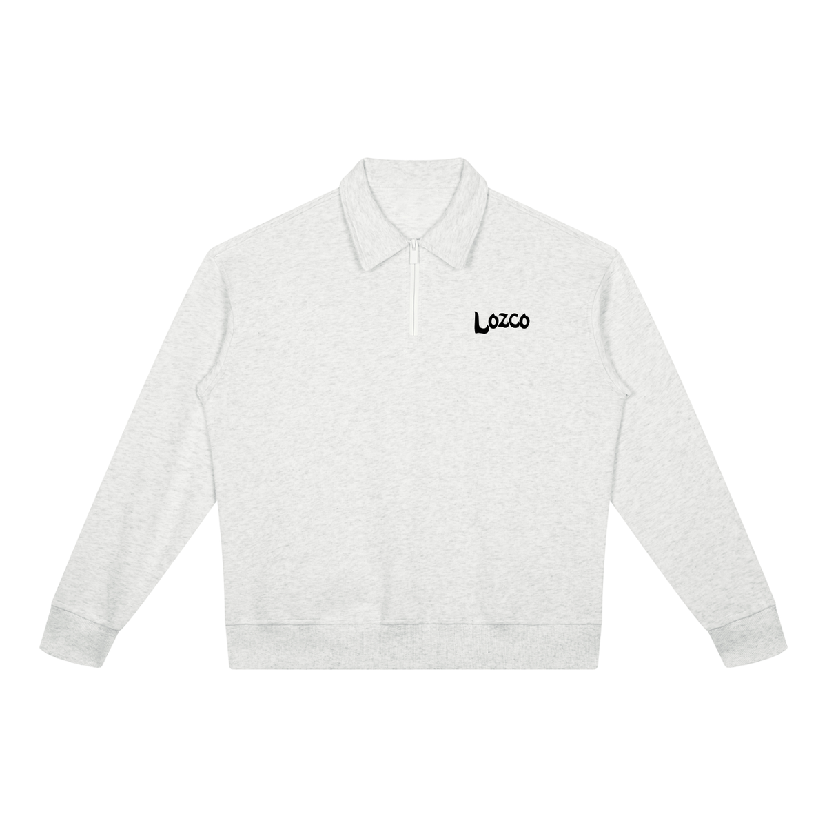 Lozco - Boxy Quarter-Zip Sweatshirt