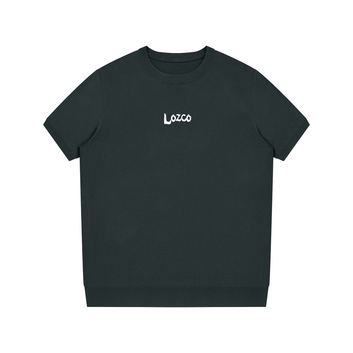 Crewneck Knit T-Shirt
