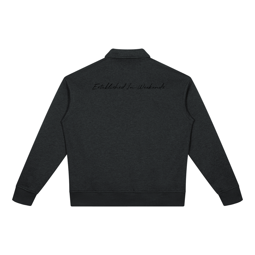 Lozco - Boxy Quarter-Zip Sweatshirt