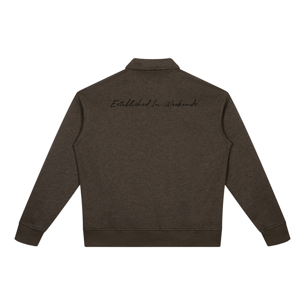 Lozco - Boxy Quarter-Zip Sweatshirt