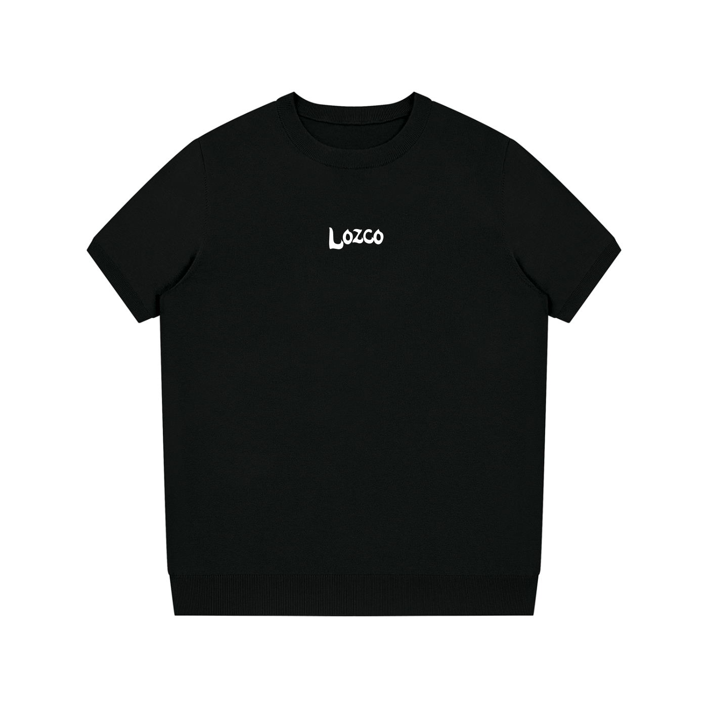 Crewneck Knit T-Shirt